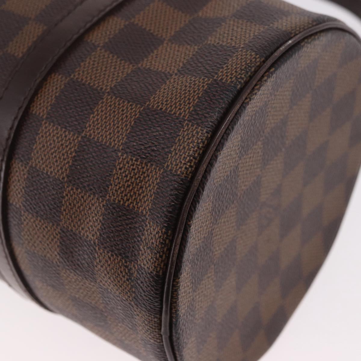 LOUIS VUITTON Damier Ebene Papillon 30 Hand Bag N51303 LV Auth 187072A