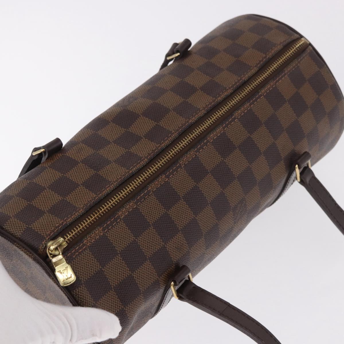 LOUIS VUITTON Damier Ebene Papillon 30 Hand Bag N51303 LV Auth 187072A