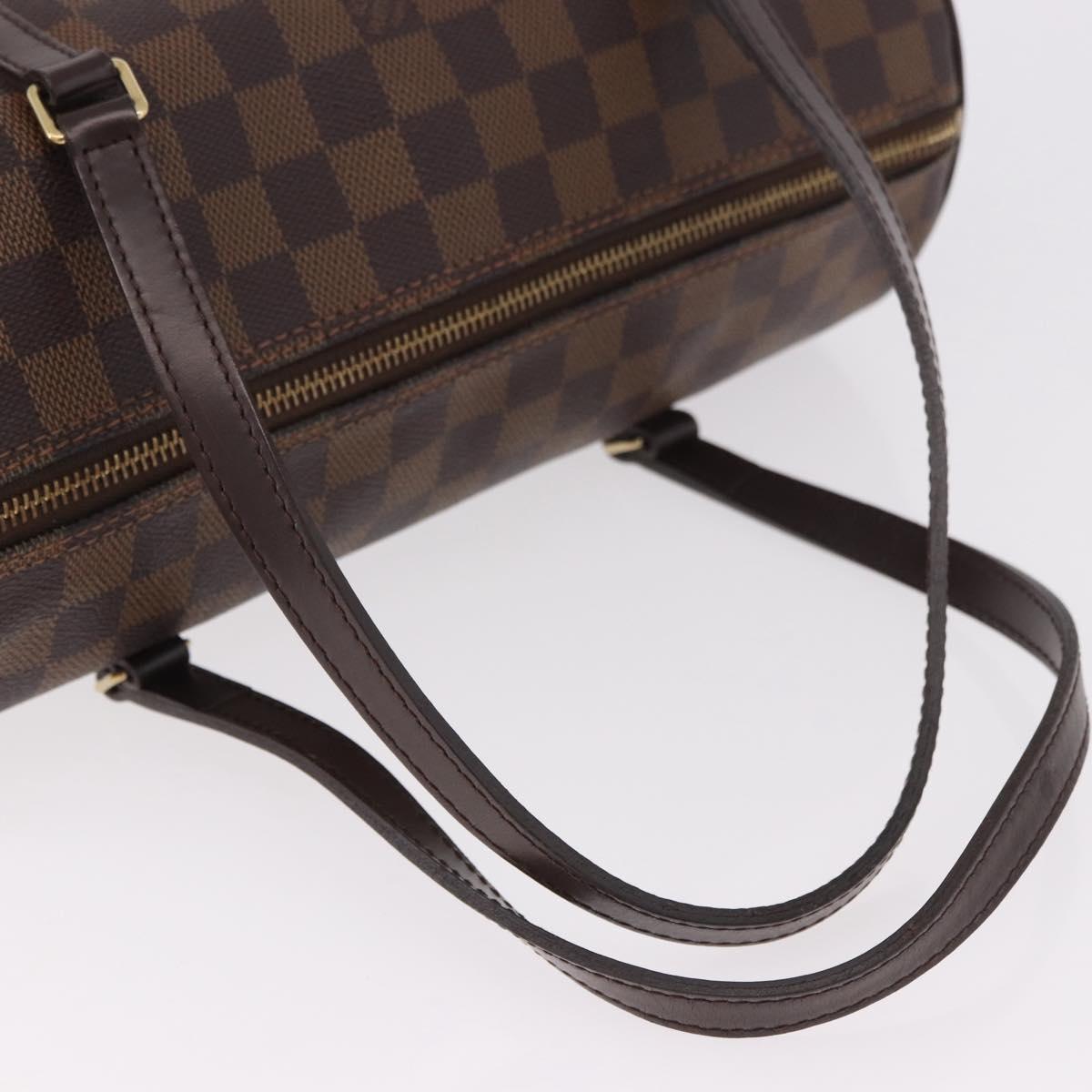 LOUIS VUITTON Damier Ebene Papillon 30 Hand Bag N51303 LV Auth 187072A