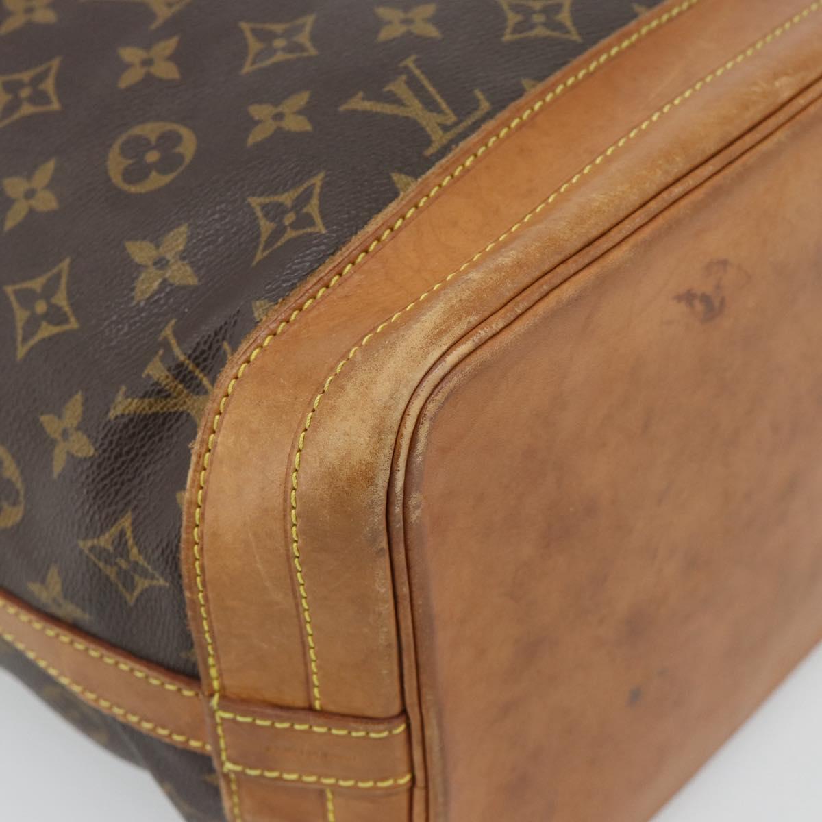 LOUIS VUITTON Monogram Noe Shoulder Bag M42224 LV Auth 187073A