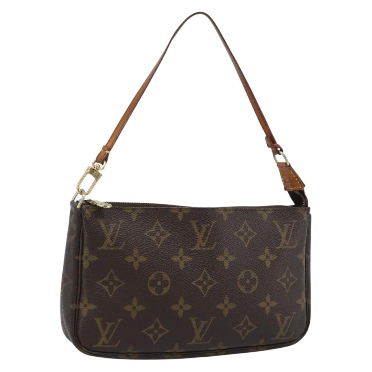 LOUIS VUITTON Monogram Pochette Accessoires Accessory Pouch M51980 Auth 187075