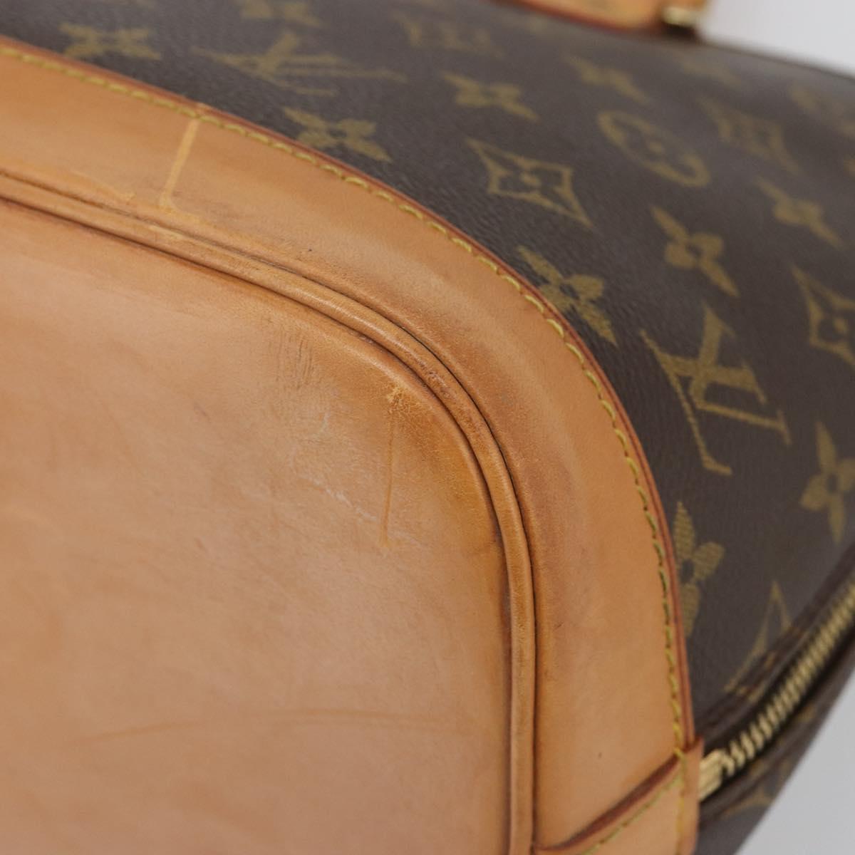 LOUIS VUITTON Monogram Alma Hand Bag M51130 LV Auth 187093A