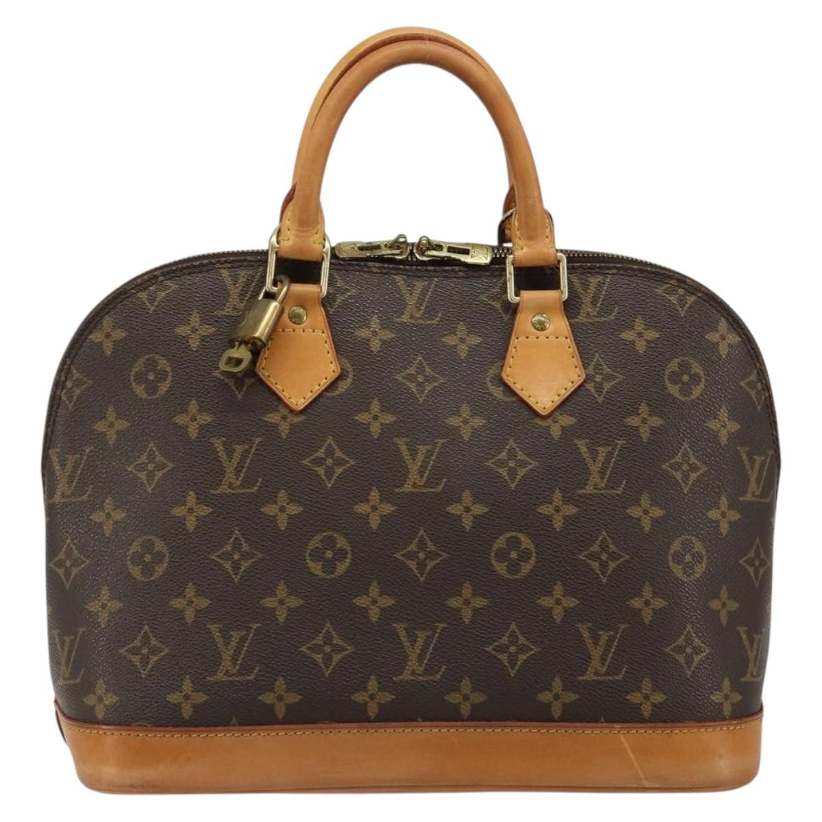 LOUIS VUITTON Monogram Alma Hand Bag M51130 LV Auth 187093A