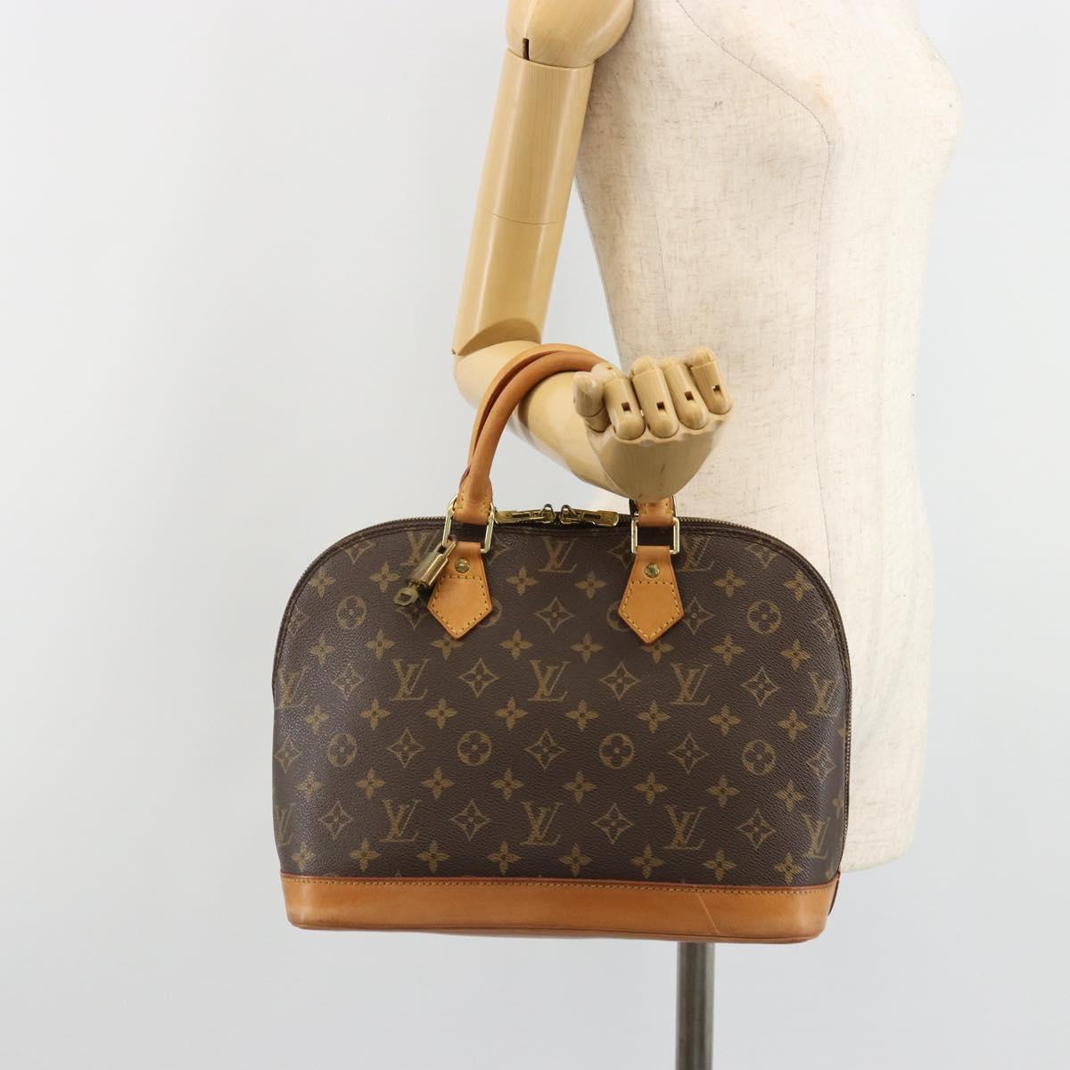 LOUIS VUITTON Monogram Alma Hand Bag M51130 LV Auth 187093A