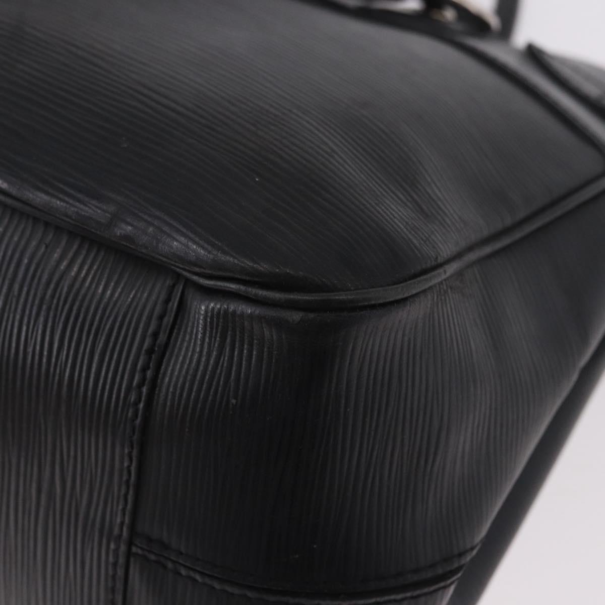 LOUIS VUITTON Epi Passy PM Hand Bag Black M59262 LV Auth 187104