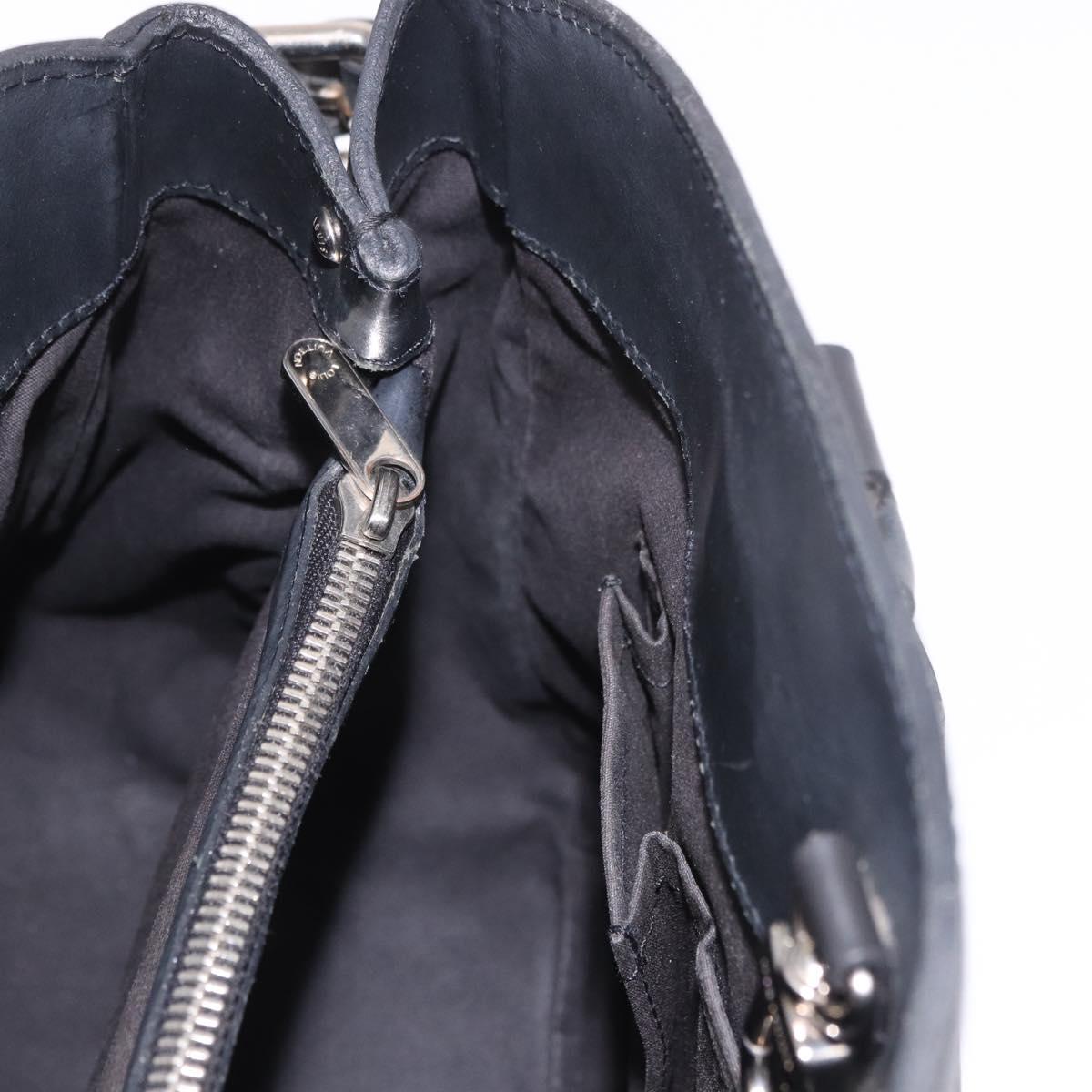 LOUIS VUITTON Epi Passy PM Hand Bag Black M59262 LV Auth 187104