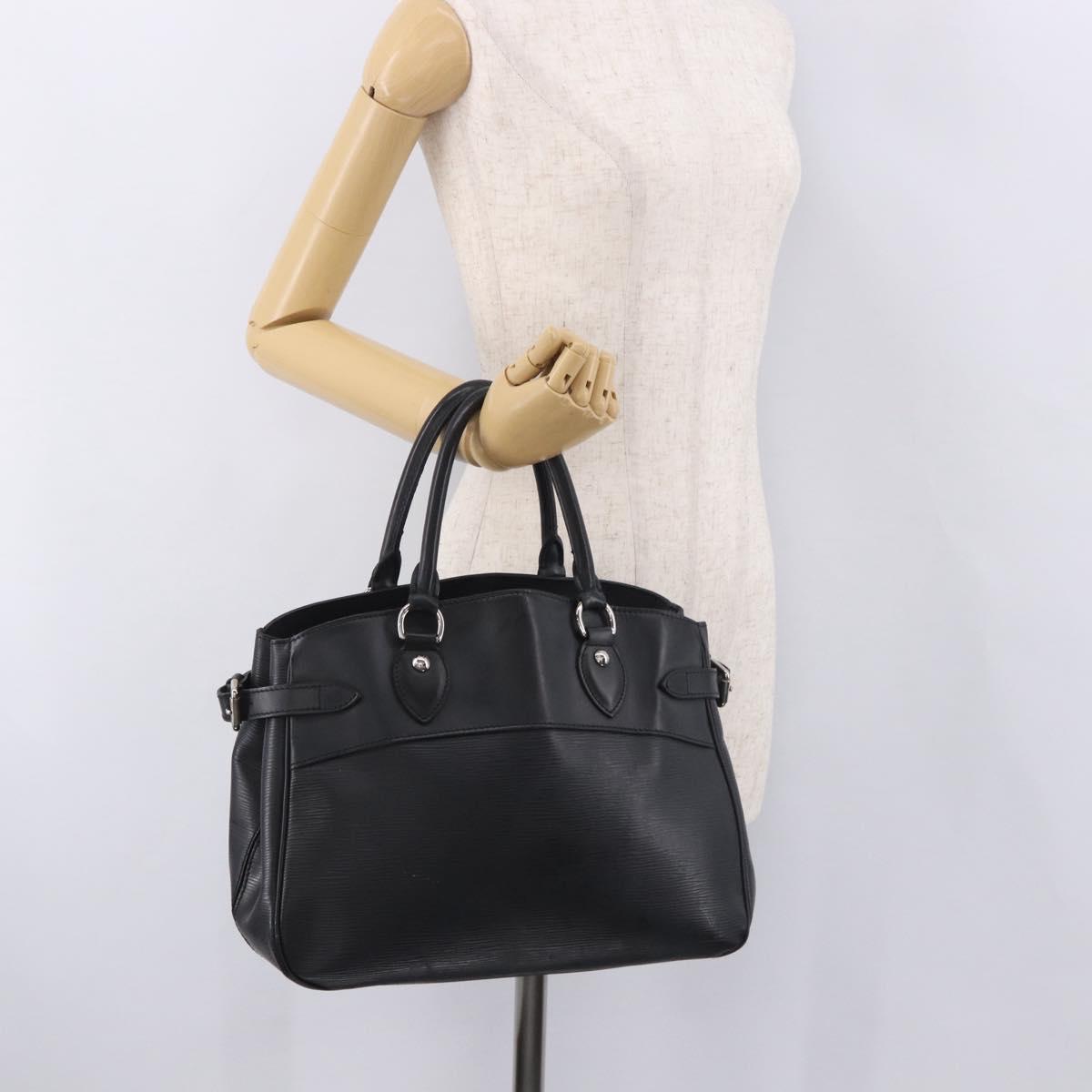 LOUIS VUITTON Epi Passy PM Hand Bag Black M59262 LV Auth 187104