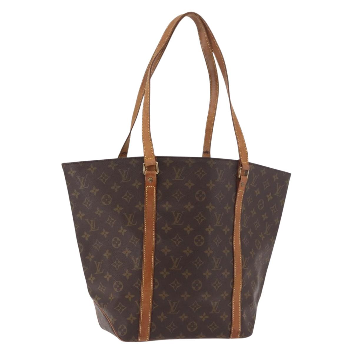 LOUIS VUITTON Monogram Sac Shopping Tote Bag M51108 LV Auth 187105