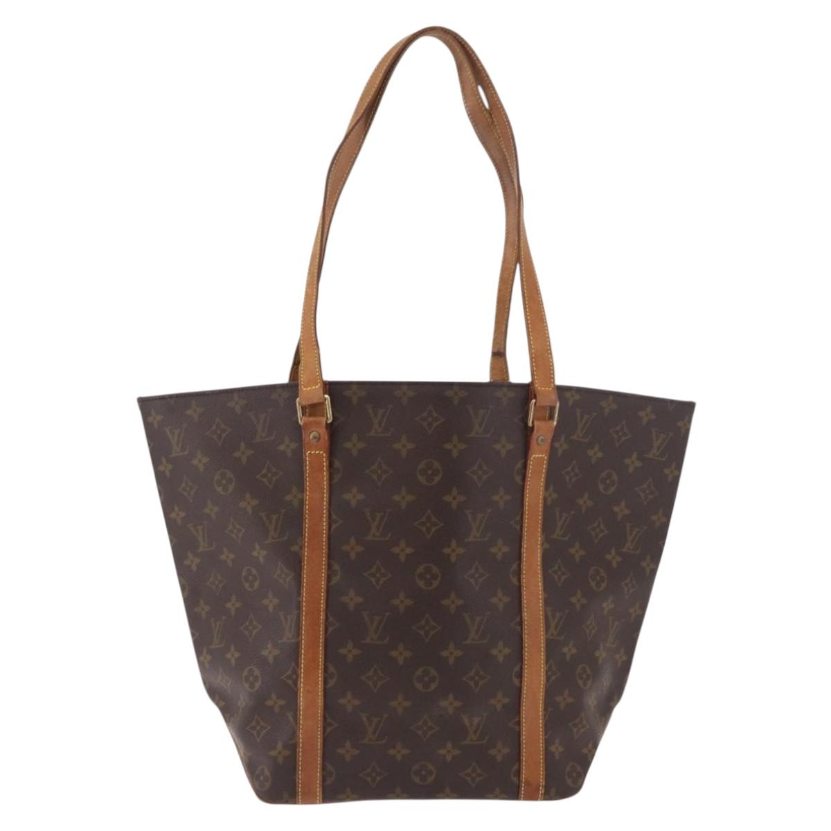 LOUIS VUITTON Monogram Sac Shopping Tote Bag M51108 LV Auth 187105