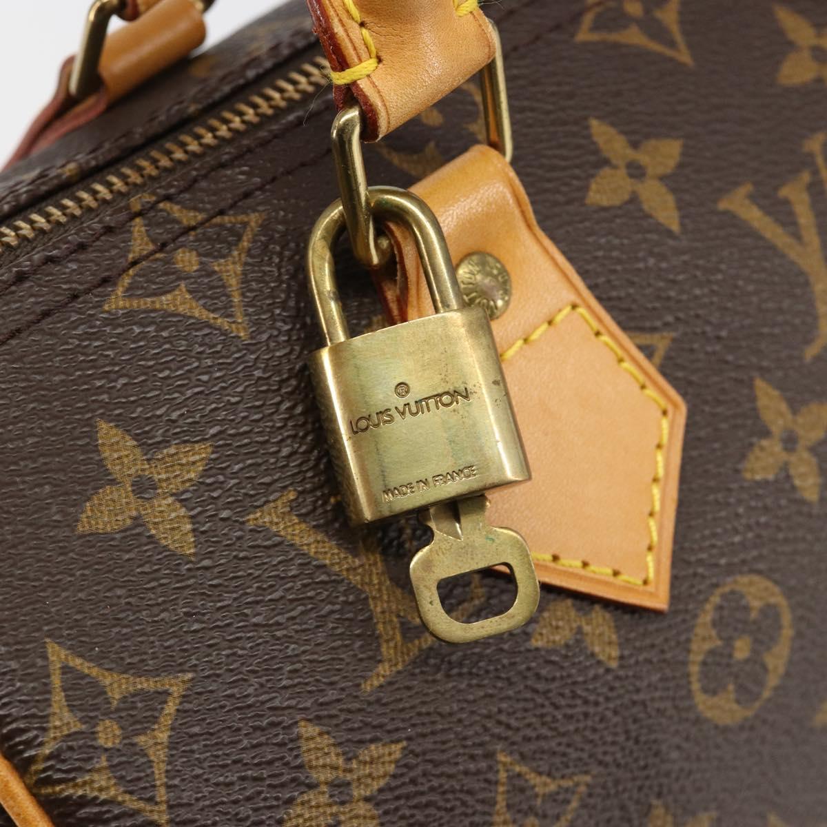 LOUIS VUITTON Monogram Speedy 25 Hand Bag M41528 LV Auth 187107SAM
