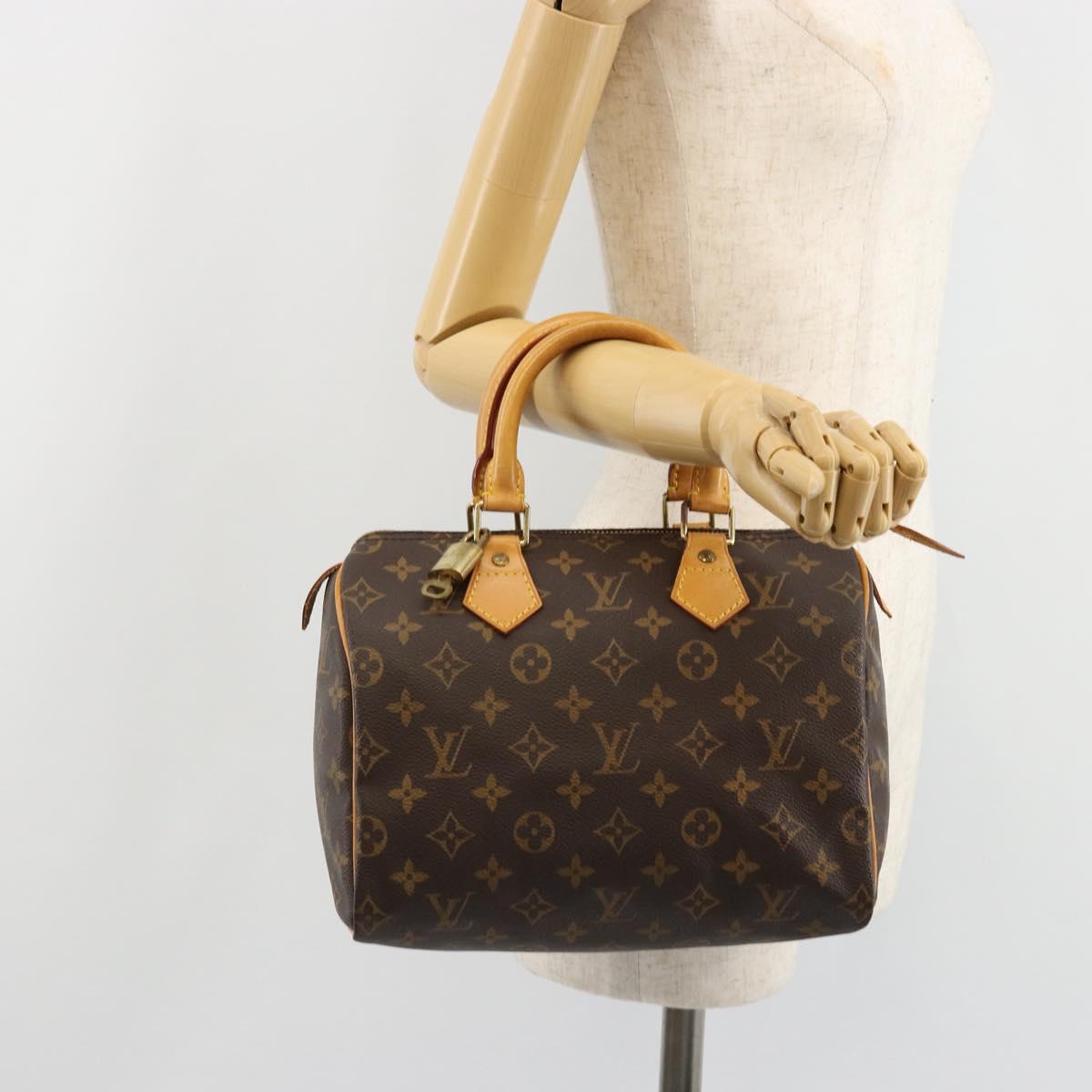 LOUIS VUITTON Monogram Speedy 25 Hand Bag M41528 LV Auth 187107SAM
