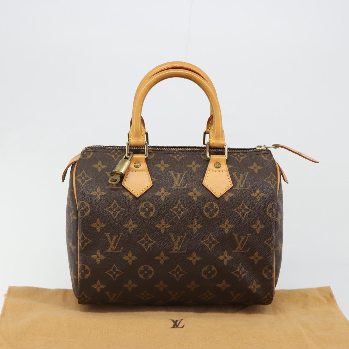 LOUIS VUITTON Monogram Speedy 25 Hand Bag M41528 LV Auth 187107SAM