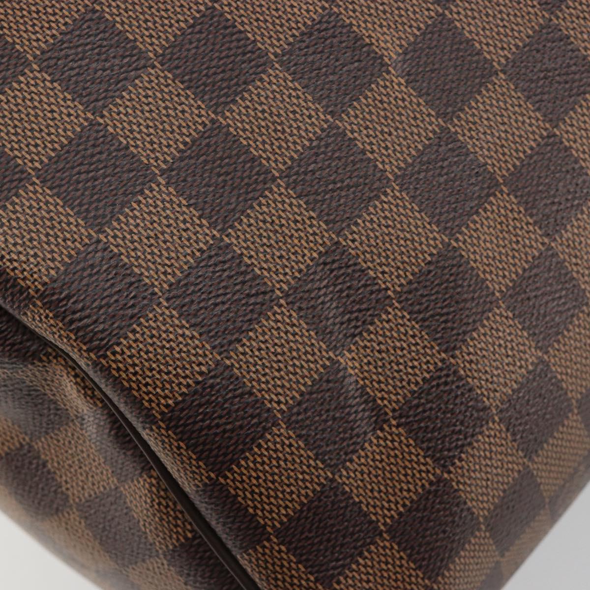 LOUIS VUITTON Damier Ebene Speedy 35 Hand Bag N41363 LV Auth 187109SAM