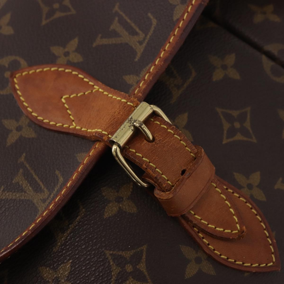 LOUIS VUITTON Monogram Gibeciere GM Shoulder Bag M42246 LV Auth 187115