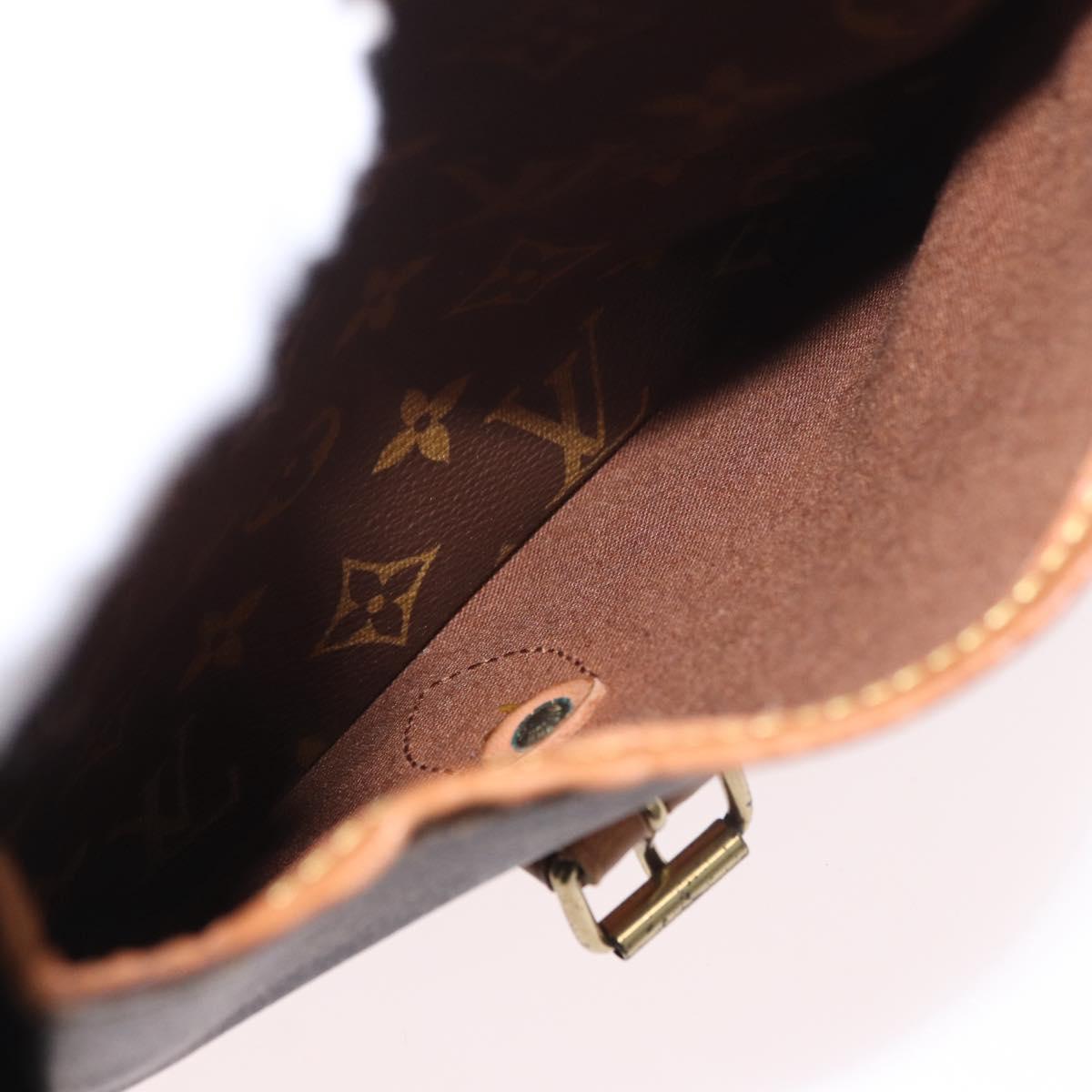 LOUIS VUITTON Monogram Gibeciere GM Shoulder Bag M42246 LV Auth 187115
