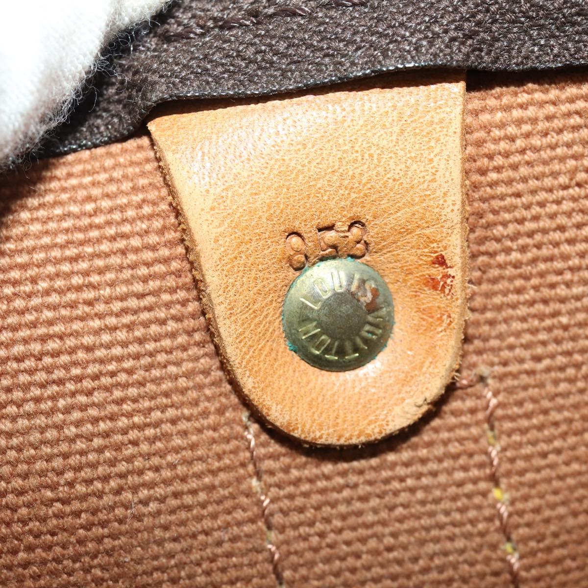LOUIS VUITTON Monogram Keepall 55 Boston Bag M41424 LV Auth 187125
