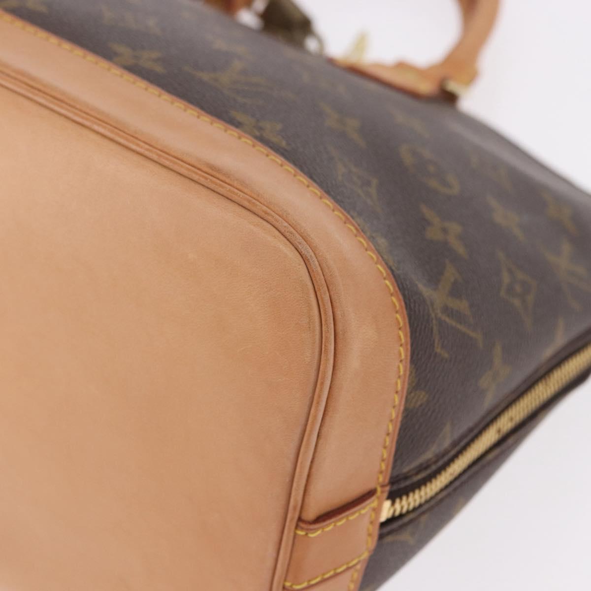 LOUIS VUITTON Monogram Alma Hand Bag M51130 LV Auth 187127V