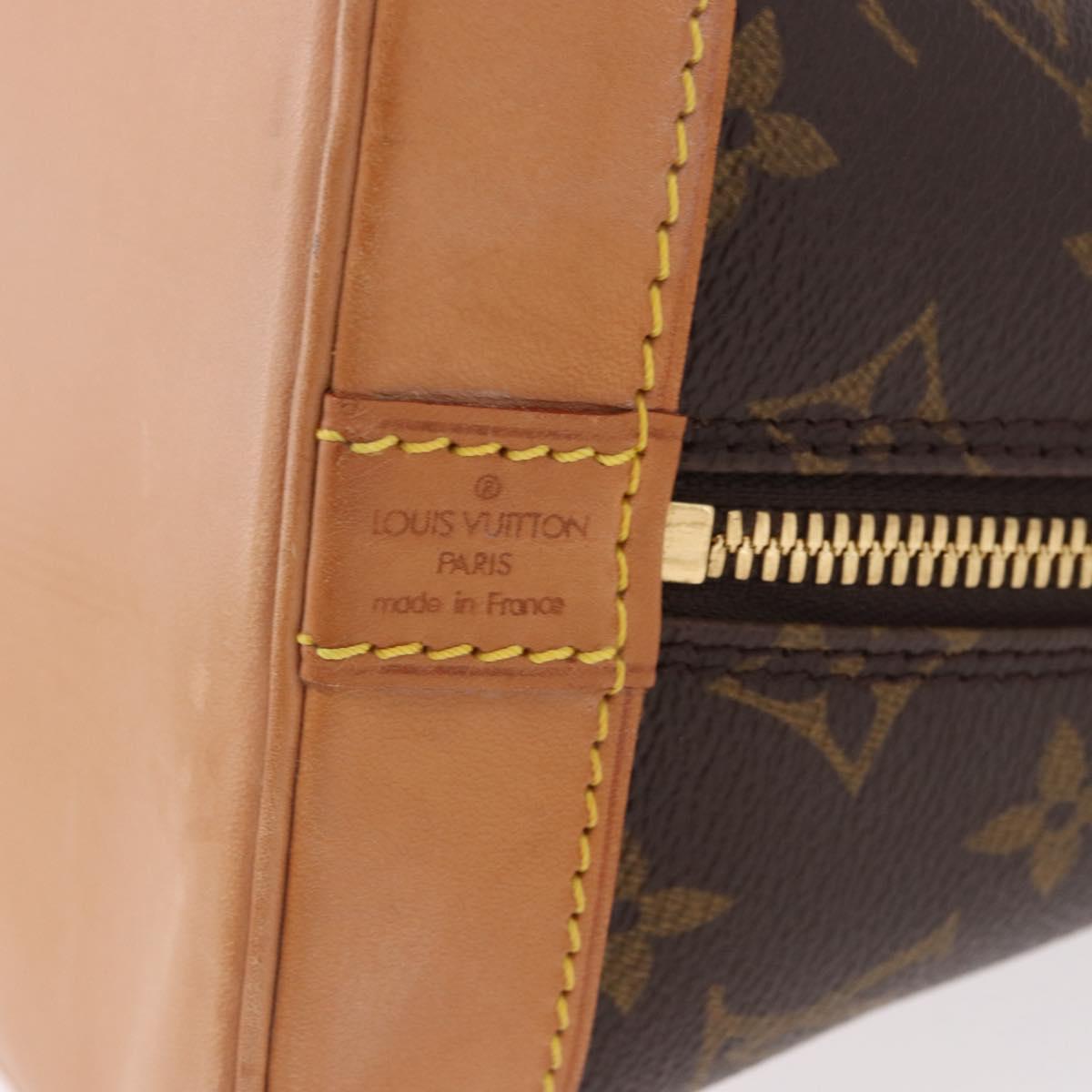 LOUIS VUITTON Monogram Alma Hand Bag M51130 LV Auth 187127V