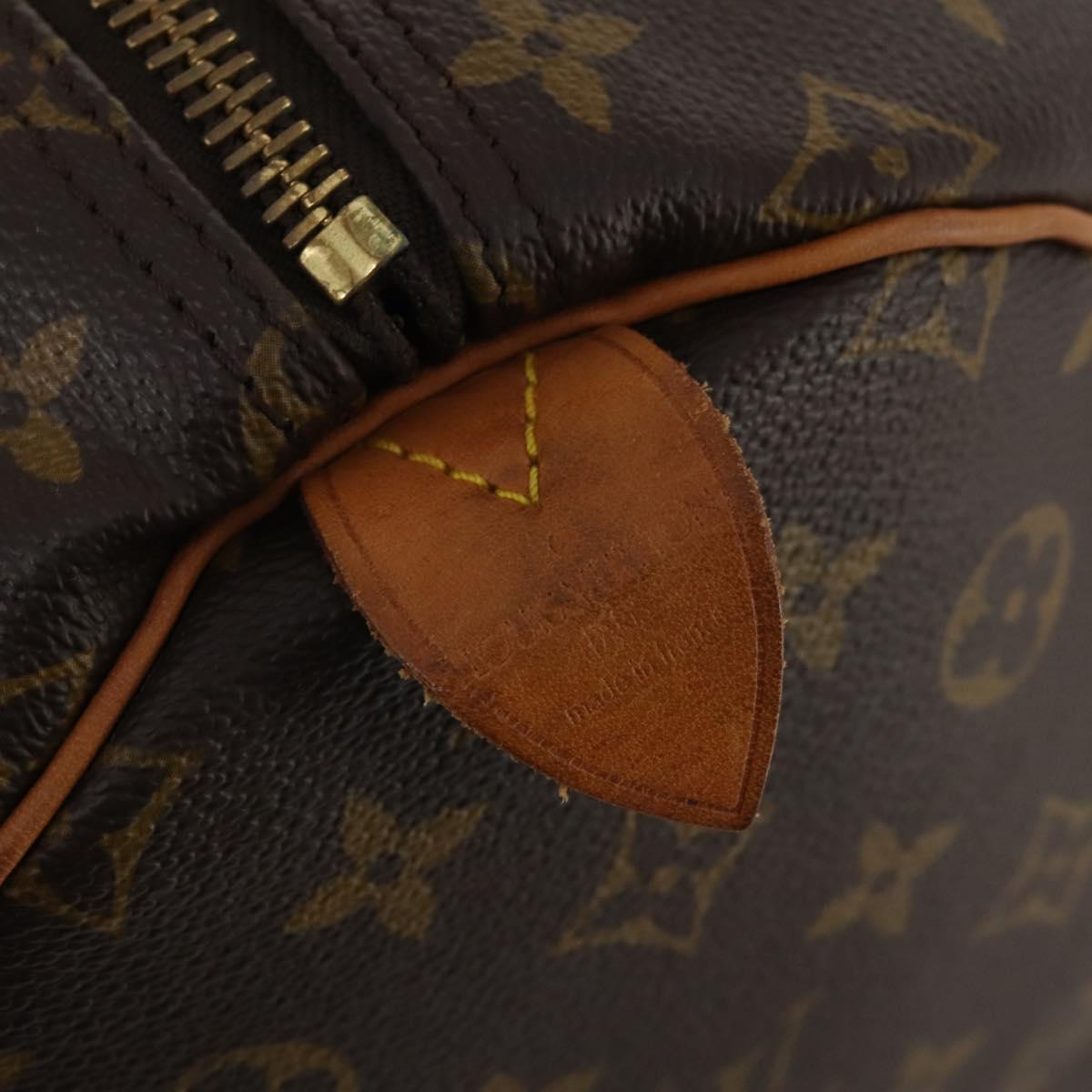 LOUIS VUITTON Monogram Keepall 55 Boston Bag M41424 LV Auth 187130V