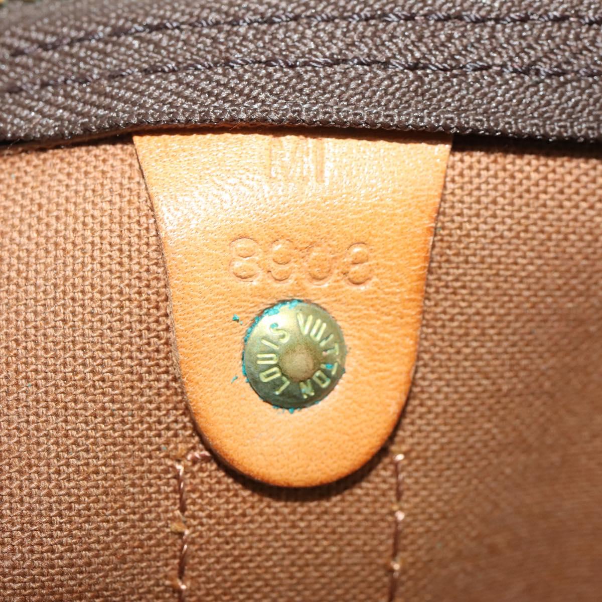 LOUIS VUITTON Monogram Keepall 55 Boston Bag M41424 LV Auth 187130V