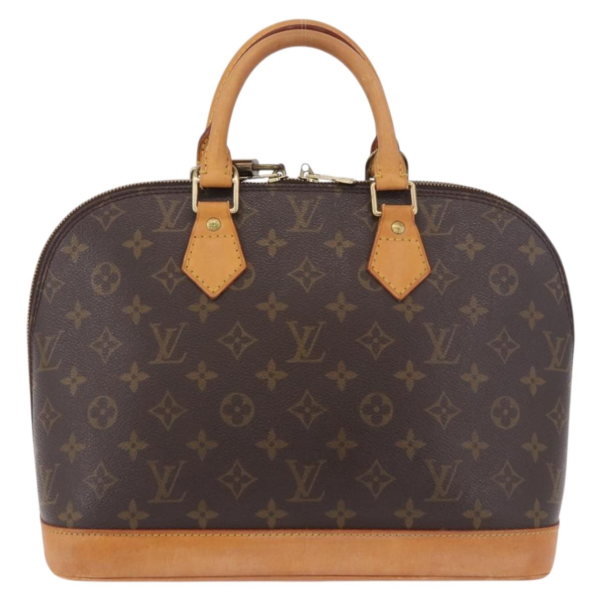 LOUIS VUITTON Monogram Alma Hand Bag M51130 LV Auth 187131