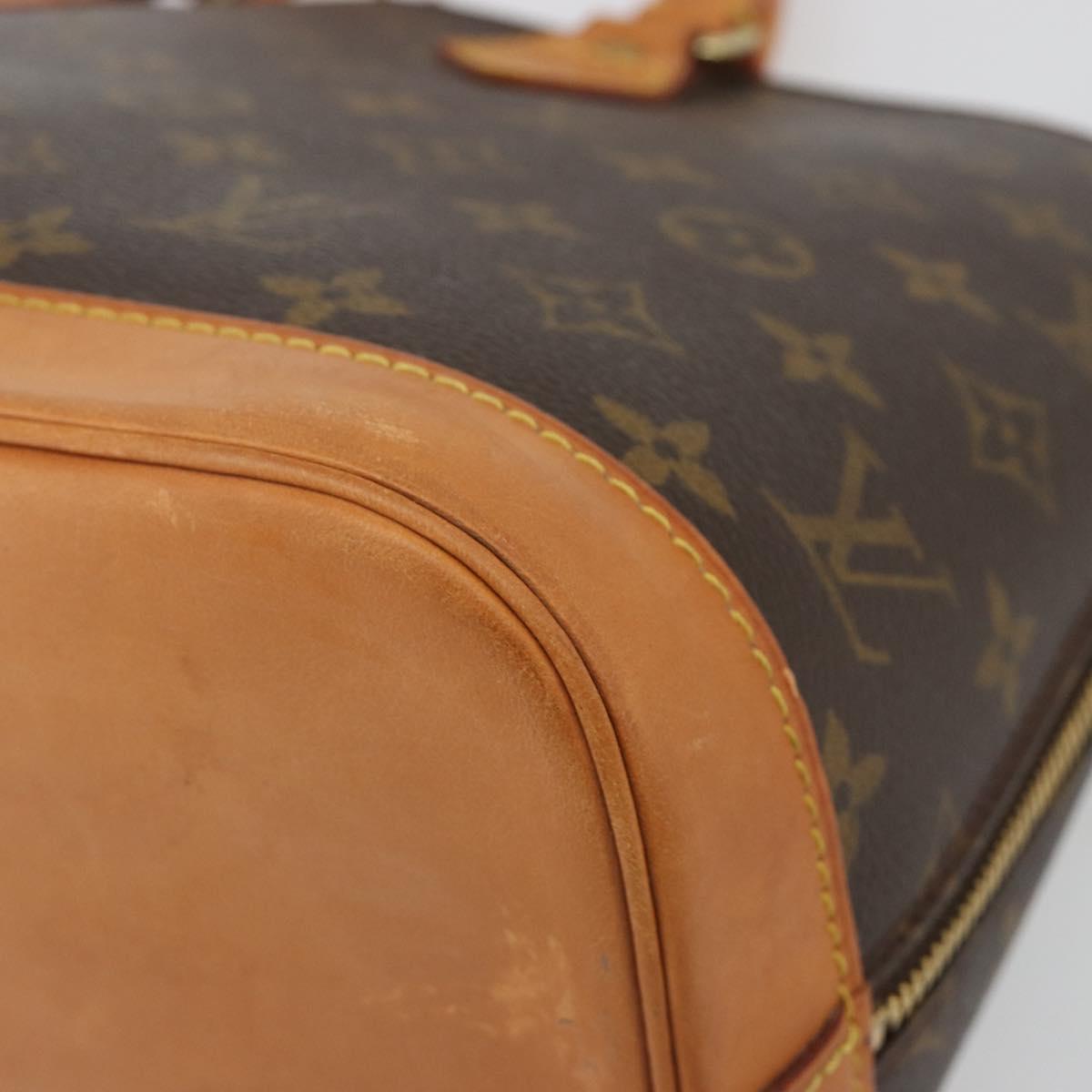 LOUIS VUITTON Monogram Alma Hand Bag M51130 LV Auth 187132