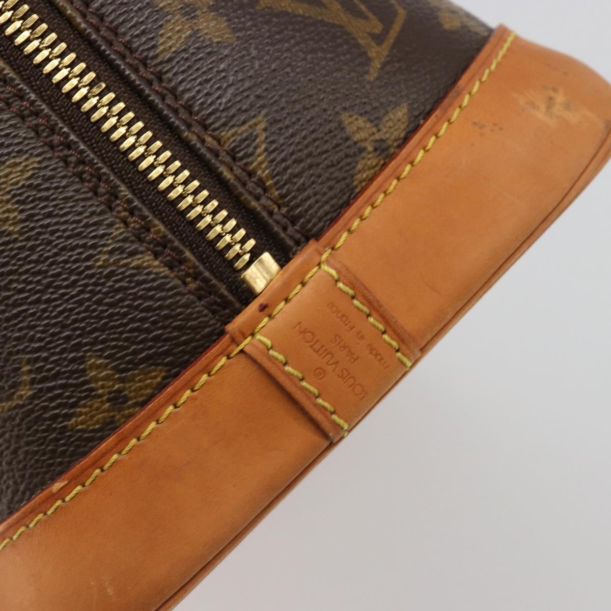 LOUIS VUITTON Monogram Alma Hand Bag M51130 LV Auth 187132
