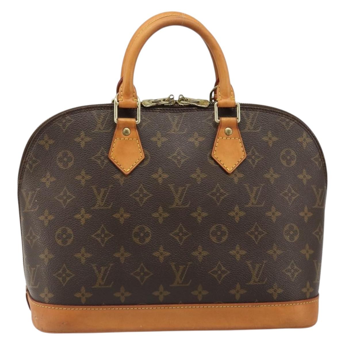 LOUIS VUITTON Monogram Alma Hand Bag M51130 LV Auth 187132