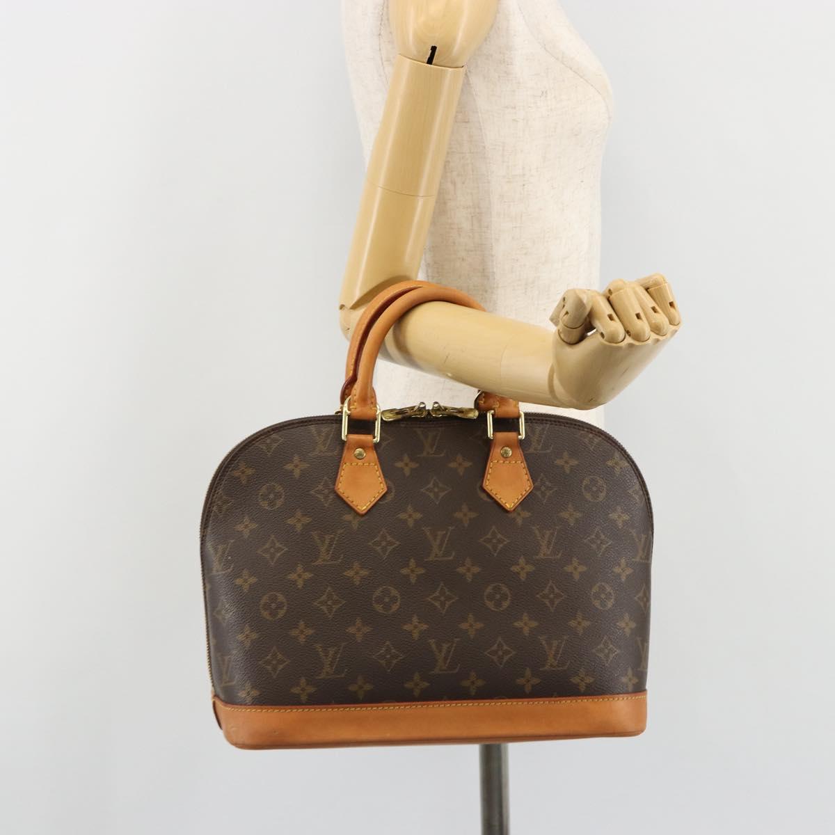 LOUIS VUITTON Monogram Alma Hand Bag M51130 LV Auth 187132