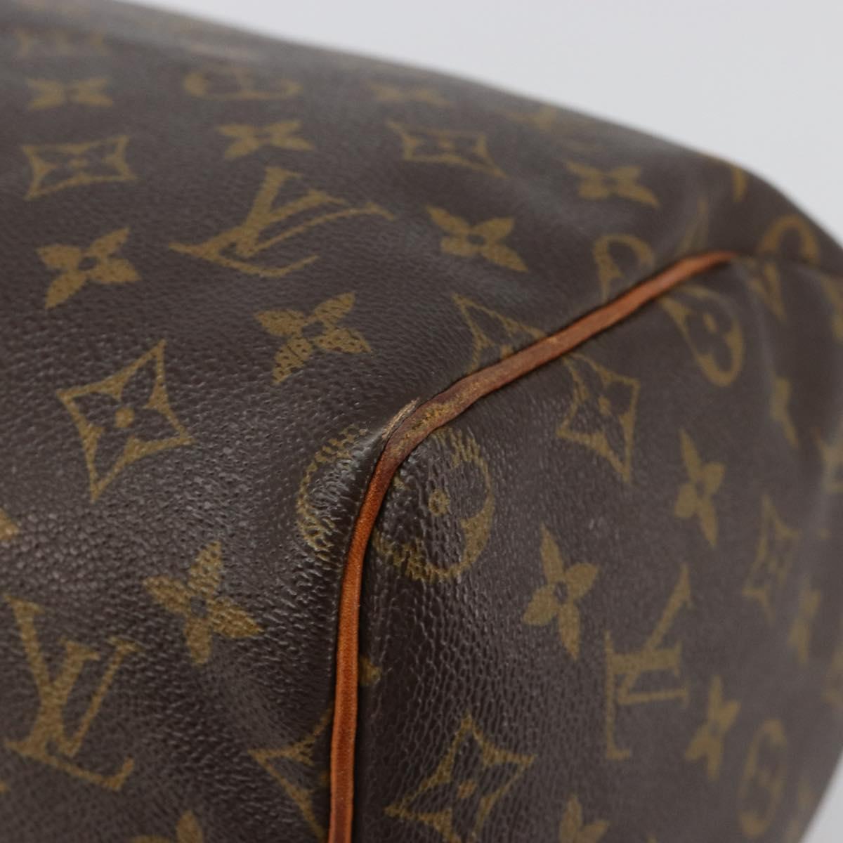 LOUIS VUITTON Monogram Speedy 30 Hand Bag M41526 LV Auth 187133
