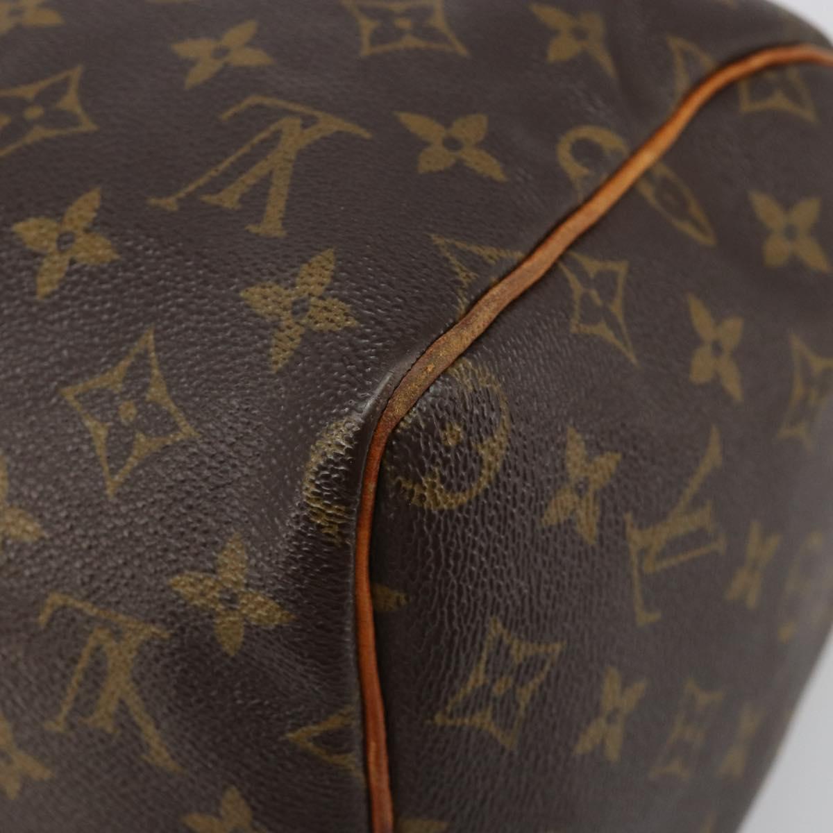 LOUIS VUITTON Monogram Speedy 30 Hand Bag M41526 LV Auth 187133