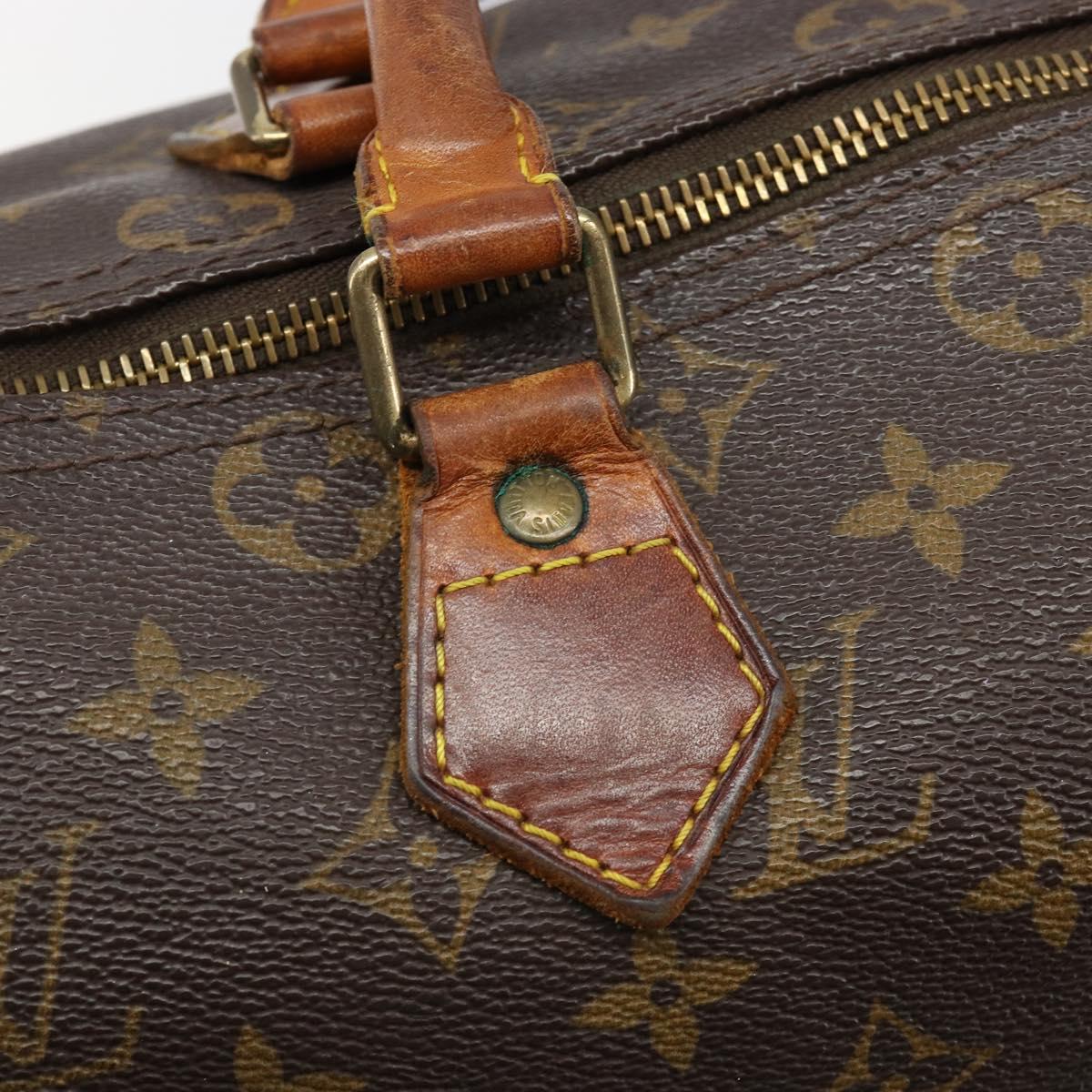 LOUIS VUITTON Monogram Speedy 30 Hand Bag M41526 LV Auth 187133