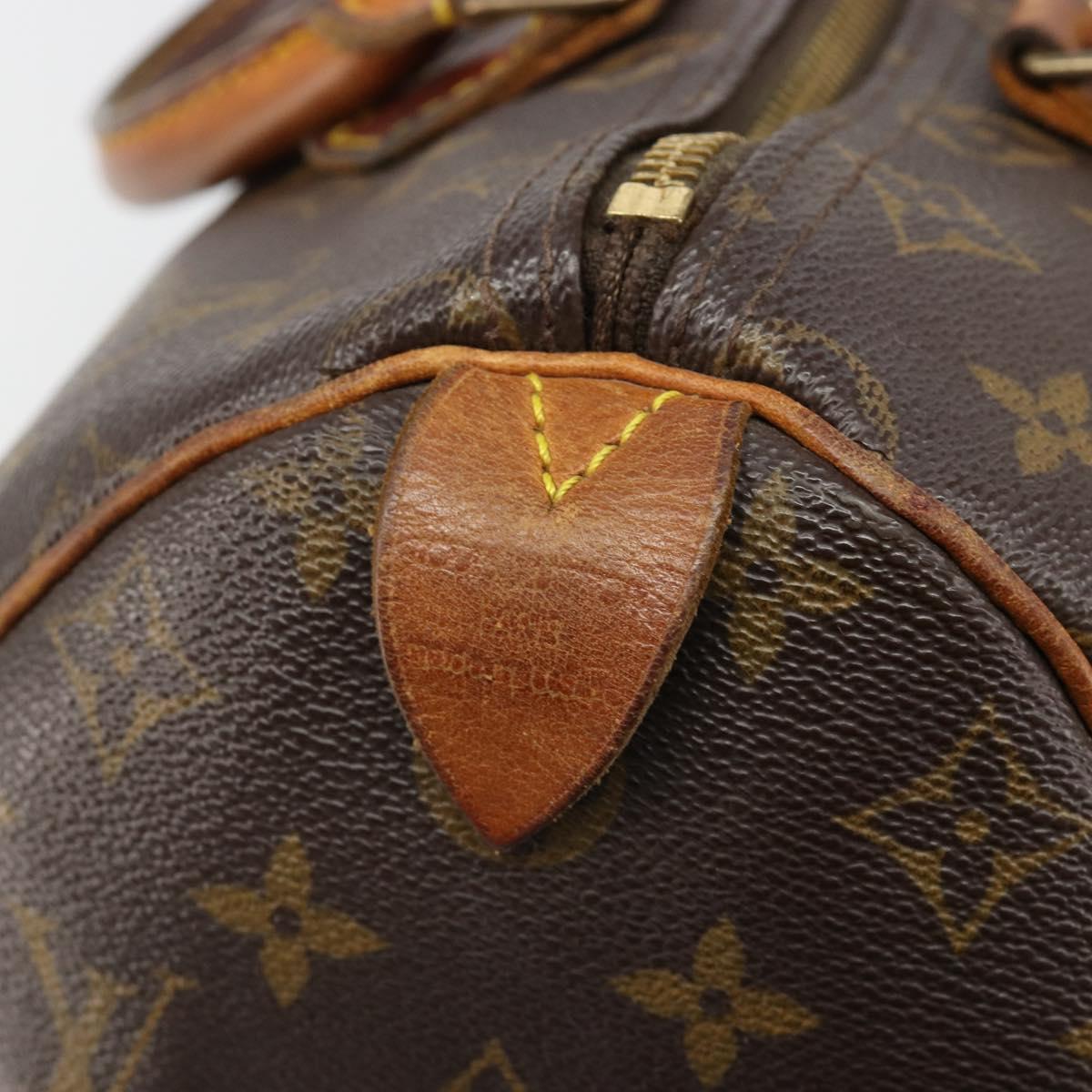LOUIS VUITTON Monogram Speedy 30 Hand Bag M41526 LV Auth 187133