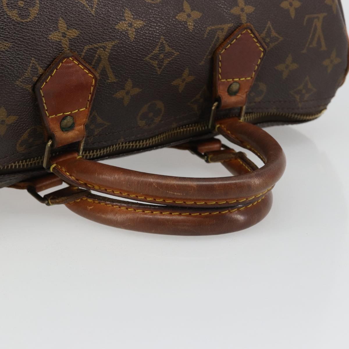 LOUIS VUITTON Monogram Speedy 30 Hand Bag M41526 LV Auth 187133