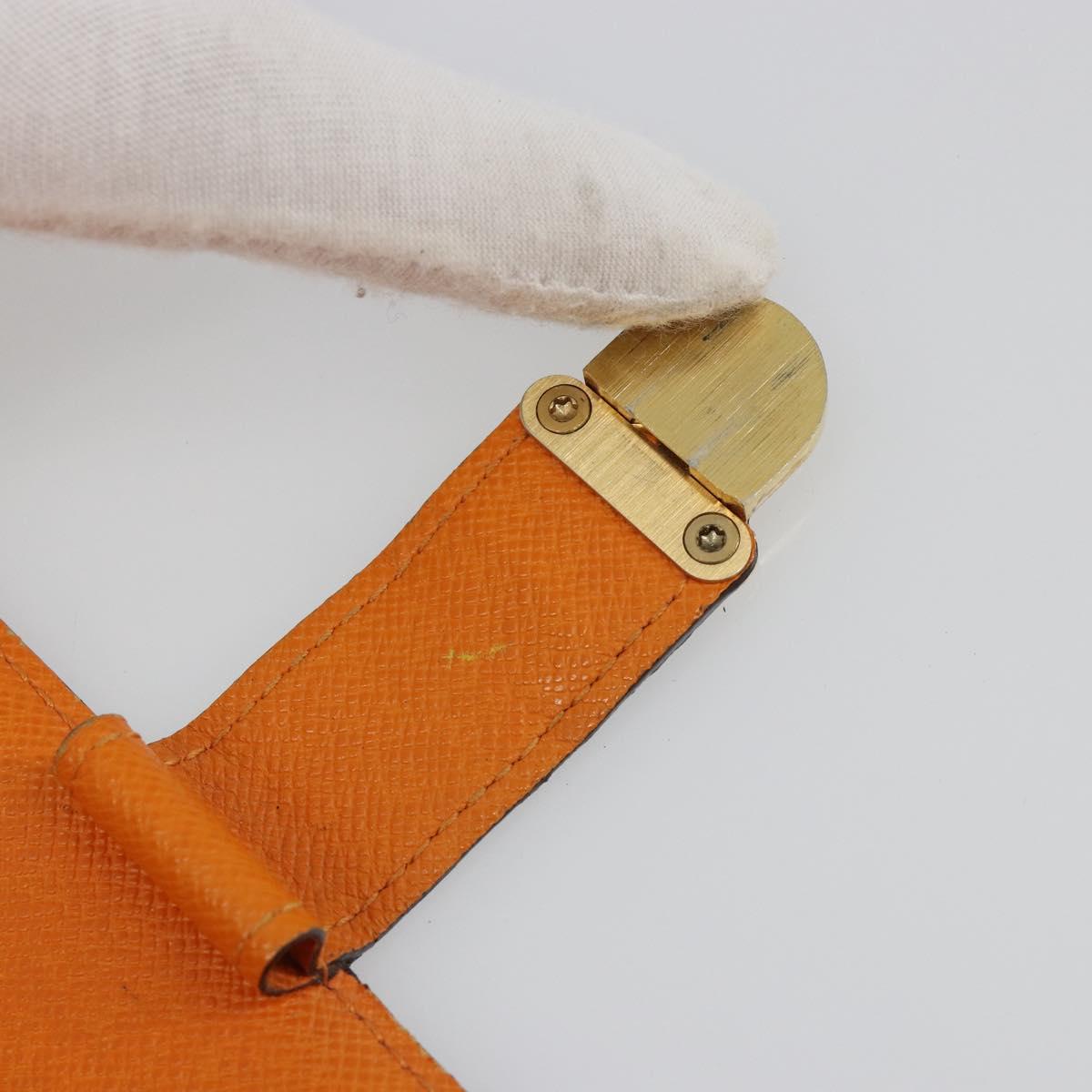LOUIS VUITTON Monogram Agenda Koala PM Planner Cover Orange R21015 Auth 187153A