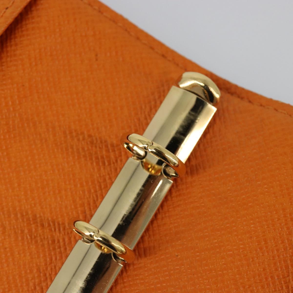 LOUIS VUITTON Monogram Agenda Koala PM Planner Cover Orange R21015 Auth 187153A
