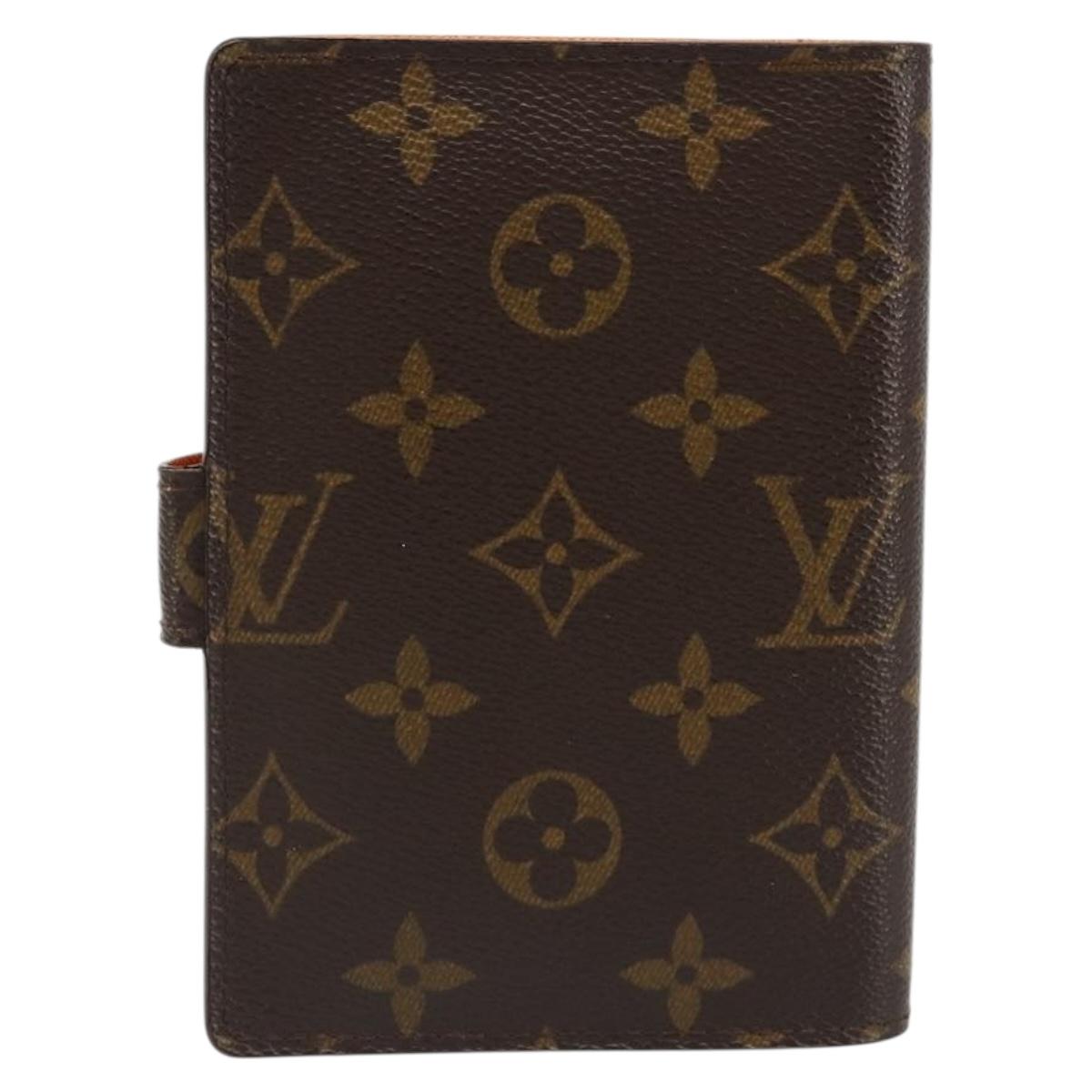 LOUIS VUITTON Monogram Agenda Koala PM Planner Cover Orange R21015 Auth 187153A