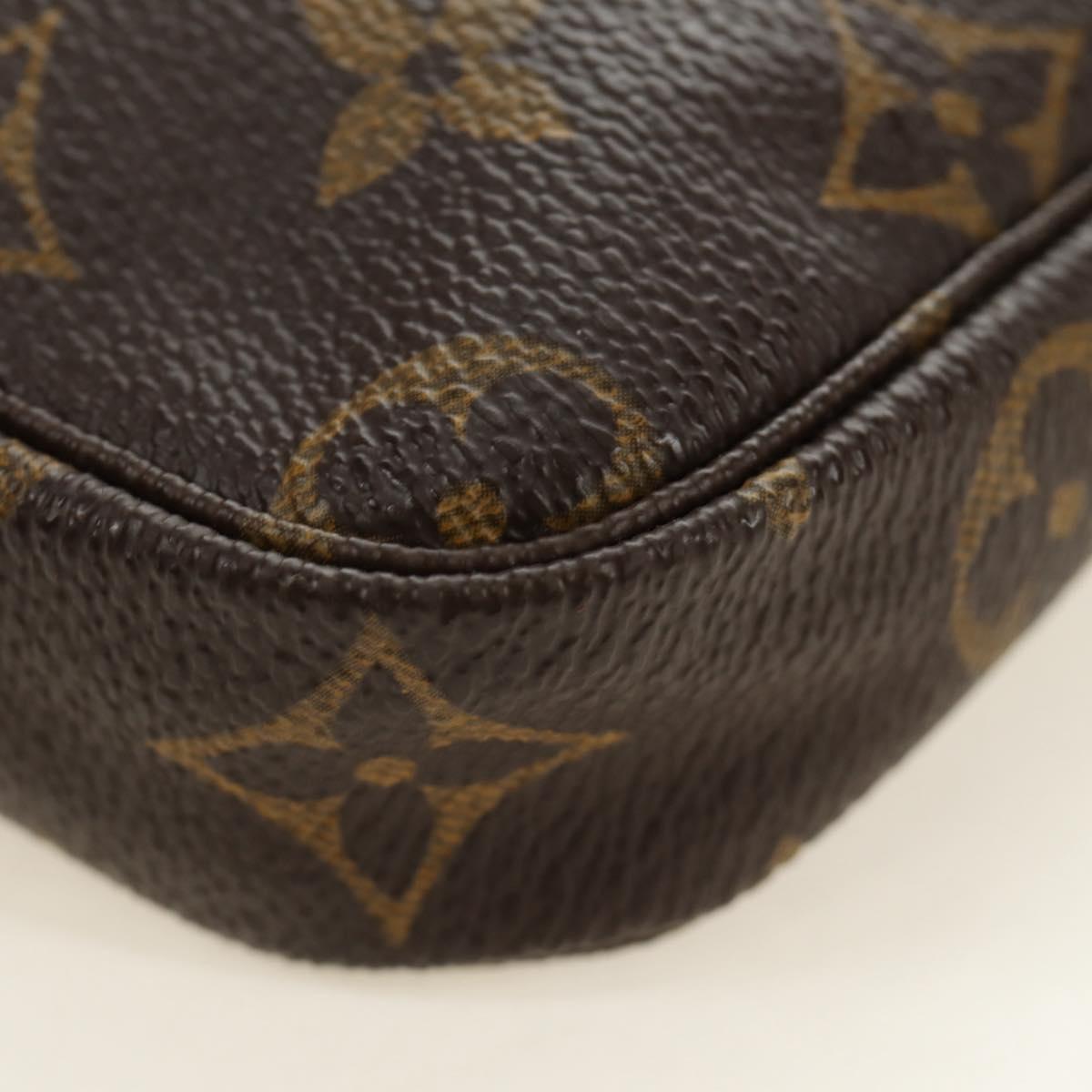LOUIS VUITTON Monogram Mini Pochette Accessoires Pouch M58009 LV Auth 187162V