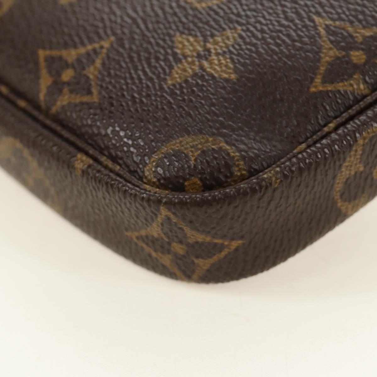 LOUIS VUITTON Monogram Mini Pochette Accessoires Pouch M58009 LV Auth 187162V
