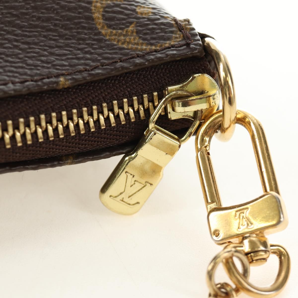 LOUIS VUITTON Monogram Mini Pochette Accessoires Pouch M58009 LV Auth 187162V