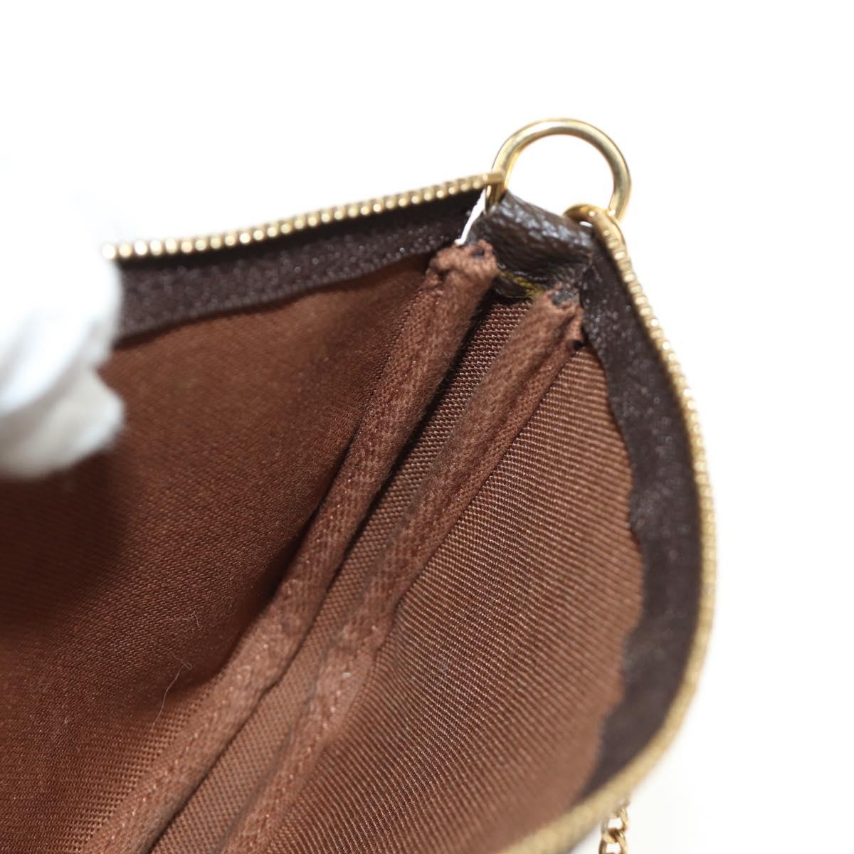 LOUIS VUITTON Monogram Mini Pochette Accessoires Pouch M58009 LV Auth 187162V