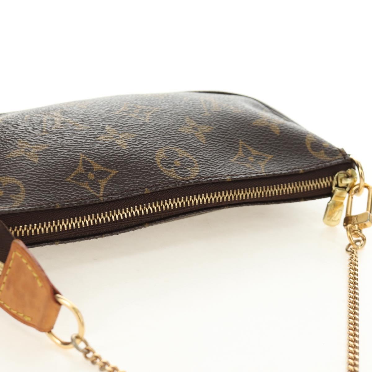 LOUIS VUITTON Monogram Mini Pochette Accessoires Pouch M58009 LV Auth 187162V