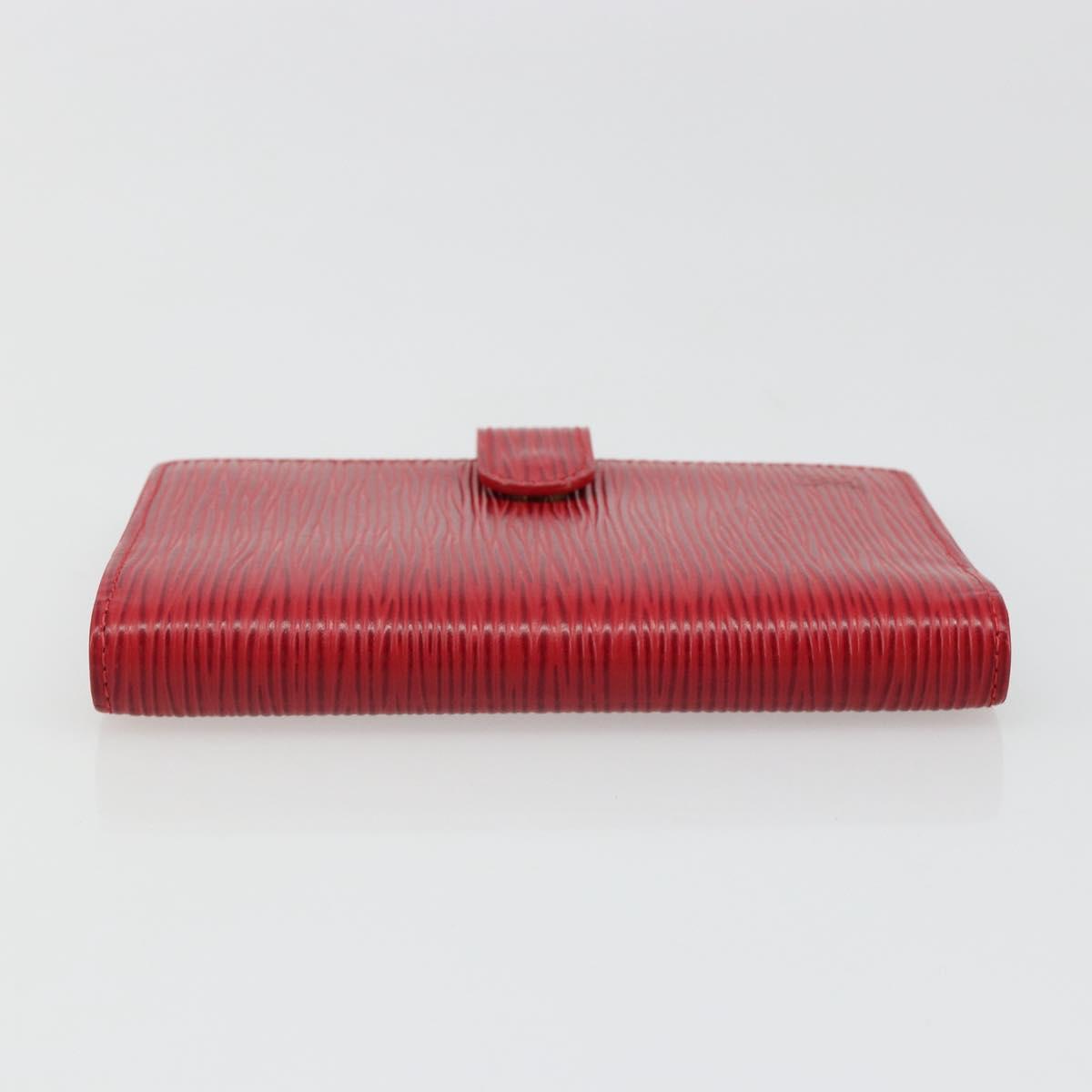 LOUIS VUITTON Epi Agenda PM Day Planner Cover Red R20057 LV Auth 187164