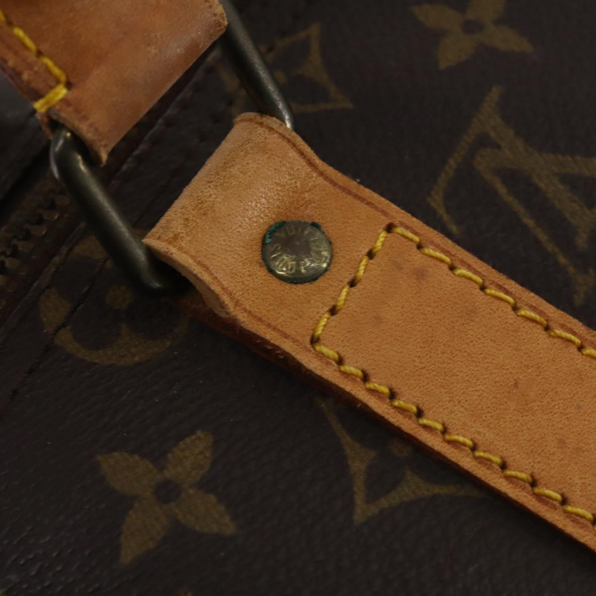 LOUIS VUITTON Monogram Keepall 50 Boston Bag M41426 LV Auth 187171