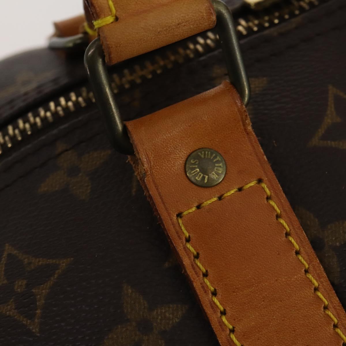 LOUIS VUITTON Monogram Keepall Bandouliere 60 Boston Bag M41412 LV Auth 187172