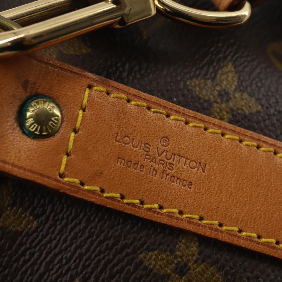 LOUIS VUITTON Monogram Keepall Bandouliere 60 Boston Bag M41412 LV Auth 187173V