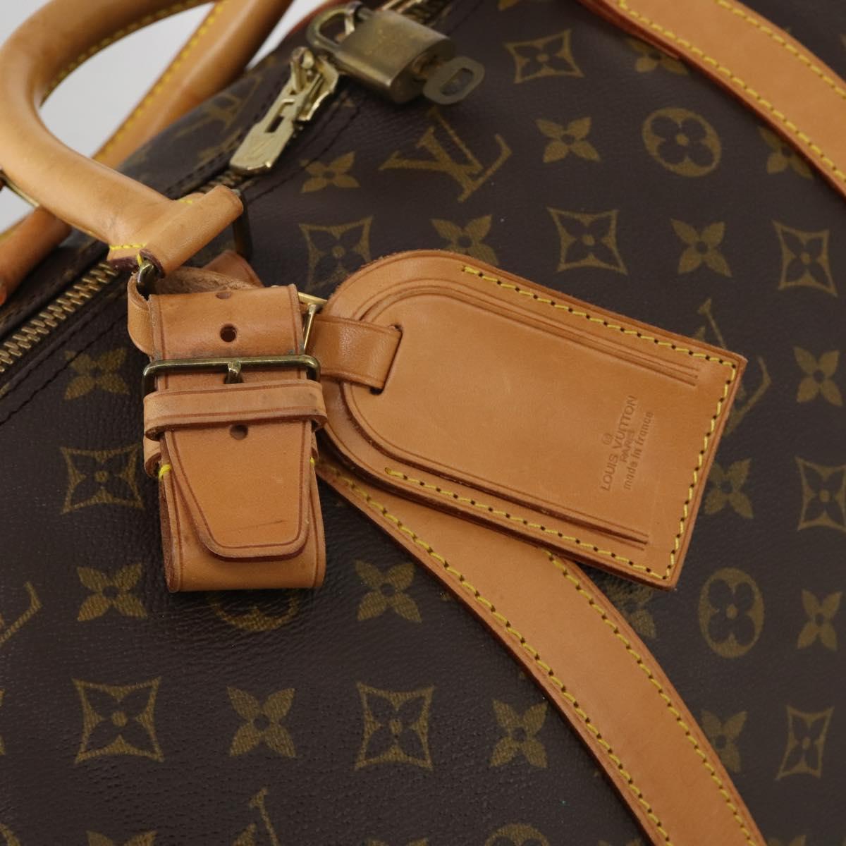 LOUIS VUITTON Monogram Keepall Bandouliere 60 Boston Bag M41412 LV Auth 187173V