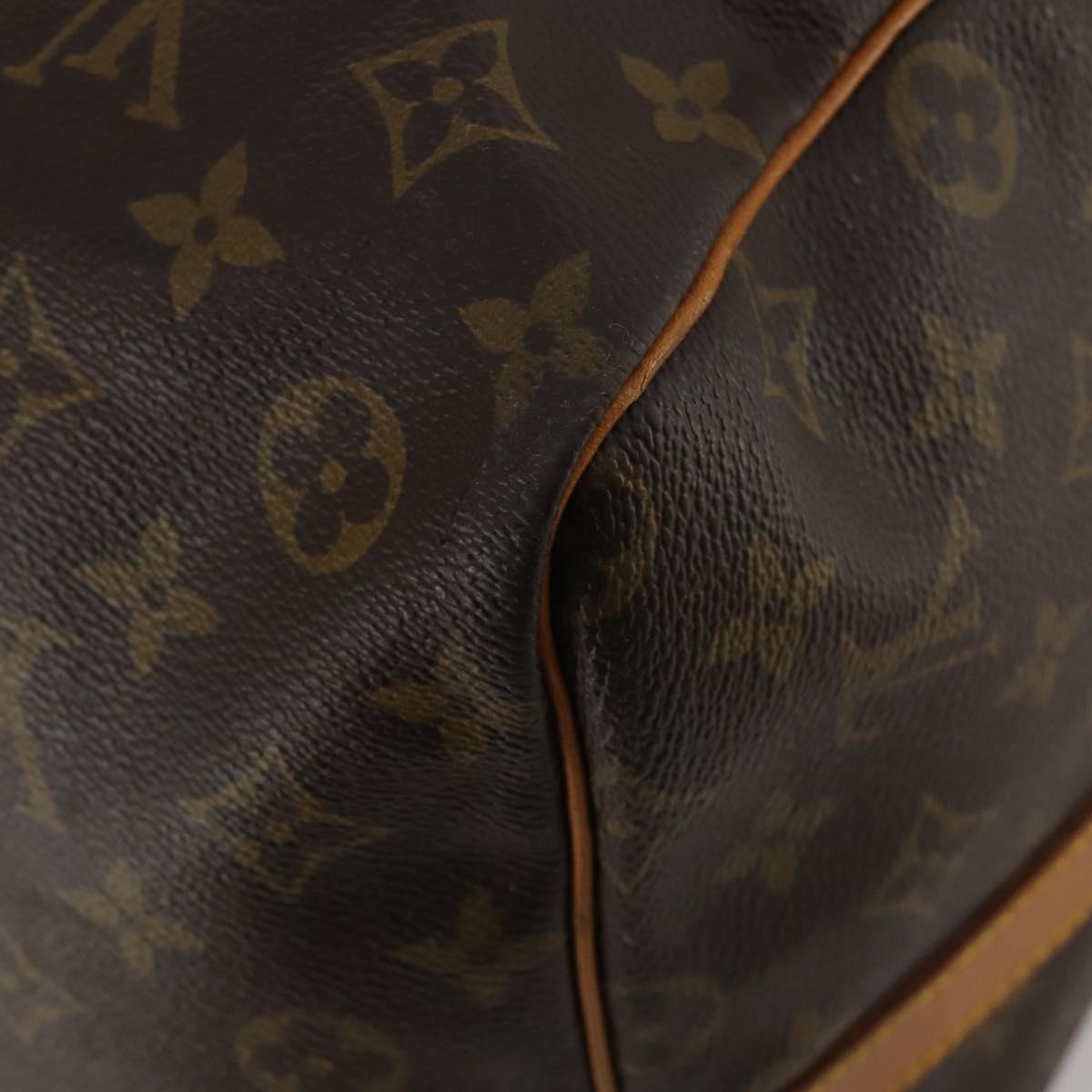 LOUIS VUITTON Monogram Keepall Bandouliere 60 Boston Bag M41412 LV Auth 187174V
