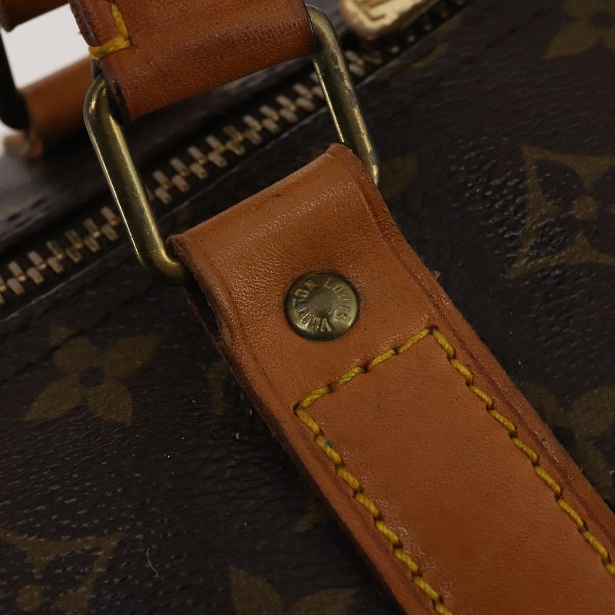 LOUIS VUITTON Monogram Keepall Bandouliere 60 Boston Bag M41412 LV Auth 187174V