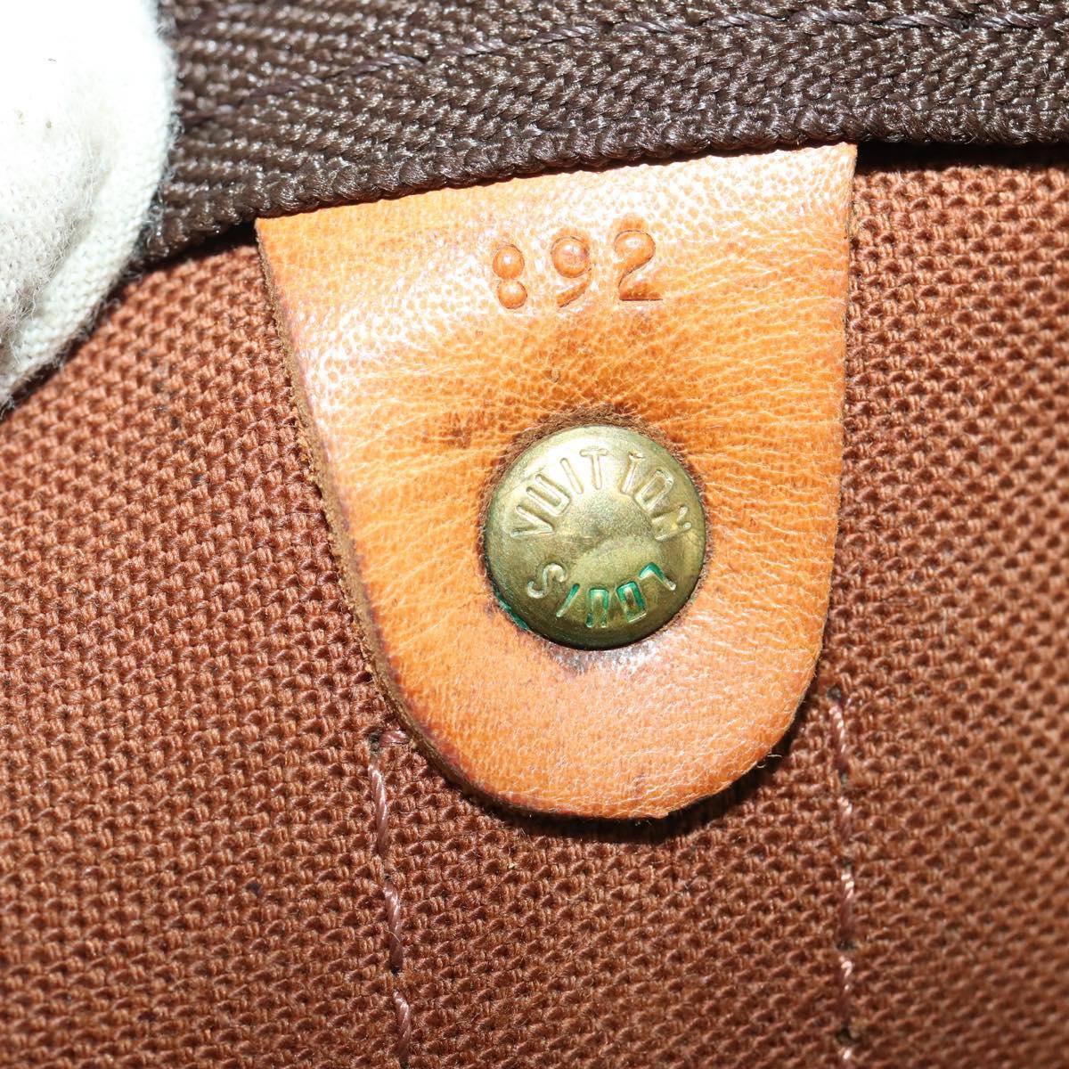 LOUIS VUITTON Monogram Keepall Bandouliere 60 Boston Bag M41412 LV Auth 187174V